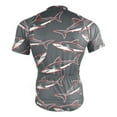 thumbnail image 4 of joogoo Sharks with Red Pattern Men's Cycling Jerseys Mountain Bike Short Sleeve Tops M, 4 of 7