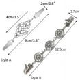 thumbnail image 2 of HUGFEGWE Vintage Chandail Clips Col Cardigan Rétro Clips Boucle Chemise Robe Broche Clips pour Femmes Filles Bijoux (B, Or) CJB91-64292, 2 of 7