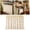A337 Beige1 A, variant on Farmhouse Stove Skirt Oven Curtain For Kitchen Blend Stove Curtain With Lace Ruffle Trim & 9 Ribbon Ties Oven Curtain Cover & Oven Skirt Curtain For Cottage Kitchen Apron Sleeve