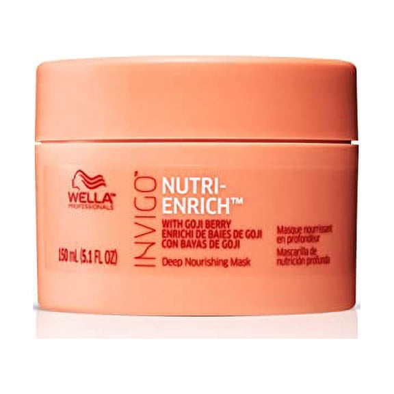 Wella Professionals Invigo Nutri-Enrich Mask, Deep Nourishing & Moisturizing Hair Mask For Dry & Damaged Hair, 5.07 oz