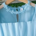 thumbnail image 5 of Toddler Tutu Dress Little Girls Irregular Tulle Princess Birthday Party Formal Dresses Light Blue 7-8 Years, 5 of 7