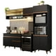 thumbnail image 1 of Madesa Gabinete de Cocina Integral Completa 260 cm Reims Negro 12, 1 of 12