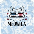 thumbnail image 4 of Inktastic 4th of July Meowica Cat in Flag Sunglasses Boys or Girls Toddler T-Shirt, 4 of 5