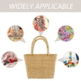 thumbnail image 6 of TUIBELYN Woven Handbag Natural Straw Woven Purse Grocery Shopping Bag Tote Bag with Handle, 6 of 8