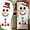 A, variant on Christmas Snowman Wall Decal & Fridge Magnet Sticker Set – Self-Adhesive Holiday Decoration for Doors, Windows, Home, School & Party Displays