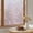 Pink, variant on Retro Wild Mushroom Monochrome Window Privacy Film,Heat Control Sun Blocking Static Cling Rainbow Film,Seamless Plant on Beige Non-Adhesive Glass Sticker Door Window Tint,17.7" x 39.3"