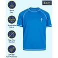 thumbnail image 3 of iXtreme Boys Rash Guard - 2 Pack Quick Dry UPF 50+ Sun Protection Swim Shirt for Boys (4-18), 3 of 7