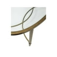 thumbnail image 3 of Magnussen Copia Cocktail Glass Table in Antique Silver with Gold Tint Gray, 3 of 5