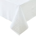 thumbnail image 3 of Elrene Home Fashions Crochet Lace-Inspired 3-Yard Cut-to-fit Vinyl Tablecloth/Table Protector, White, 54" x 108", 3 of 5