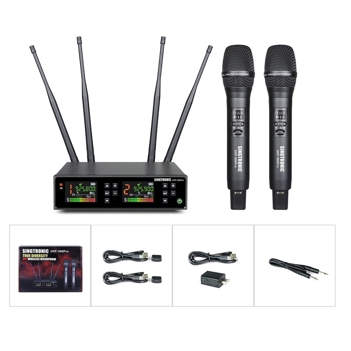 Singtronic UHF-500Pro Professional Digital UHF Wireless Microphone System