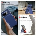 thumbnail image 4 of TECH CIRCLE Shockproof Case for Google Pixel 9a (2025 Release) 6.3", with Built-in Flip Wallet (4 Card Slots), Magnetic Snap Closure, PU Leather/Plastic Protective Lightweight Phone Cover, Darkblue, 4 of 6