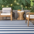 thumbnail image 3 of nuLOOM Christa Striped Indoor/Outdoor Area Rug, 6' x 9', Navy, 3 of 10
