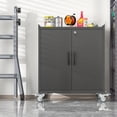 thumbnail image 2 of Ero 35.6"Metal Rolling Tool Garage Storage Cabinet with Wheels,lock and Adjustable Shelves for Garage,Home, Office, 2 of 7