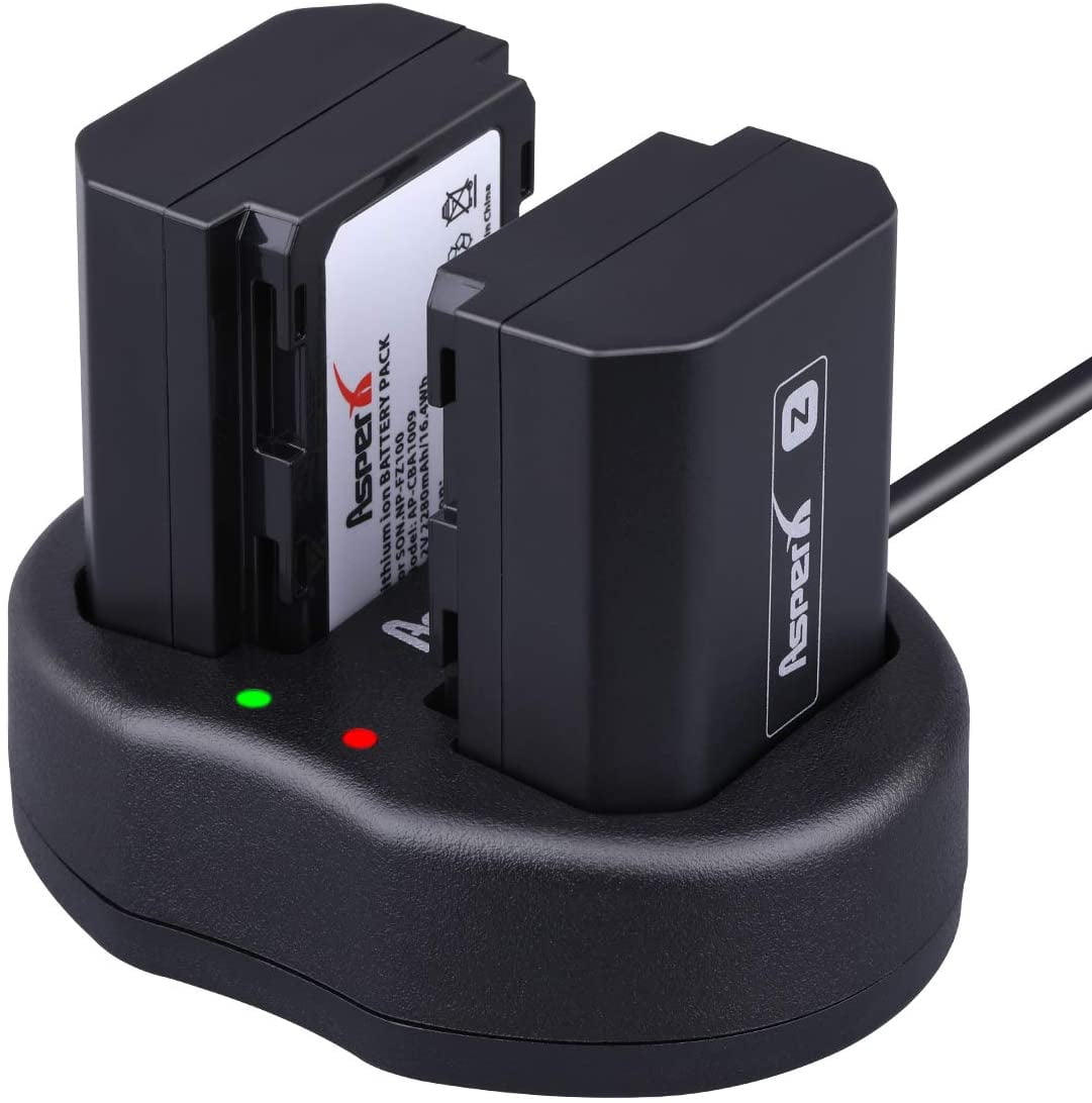 Wasabi Power Battery Charger For Sony NP-FZ100, BC-QZ1 And Sony FX3, A1, A9, A9 II