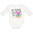 thumbnail image 3 of Inktastic My Nonna Loves Me- Cute Dragonfly Boys or Girls Long Sleeve Baby Bodysuit, 3 of 5