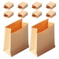 thumbnail image 1 of Shisuyan Rectangular Kraft Paper Bags Light Brown 10Pcs 1.5x3x3.8in, 1 of 9
