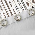 thumbnail image 4 of Feelyou Aztec Triangle Blackout Curtains Set of 2 (52x84 Each), Bohemian Mandala Hippie Window Curtains, Hippie Vintage Fashion Curtains and Drapes, Living Room Curtains Decor, 4 of 6