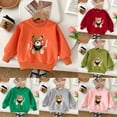 thumbnail image 4 of Gubotare Girls Sweater Toddler Sweatshirt–Unisex Crewneck Pullover, Cozy Fleece, Long Sleeve, Soft & Warm, True To Size 2T 3T(Pink, 2-3 Years), 4 of 9
