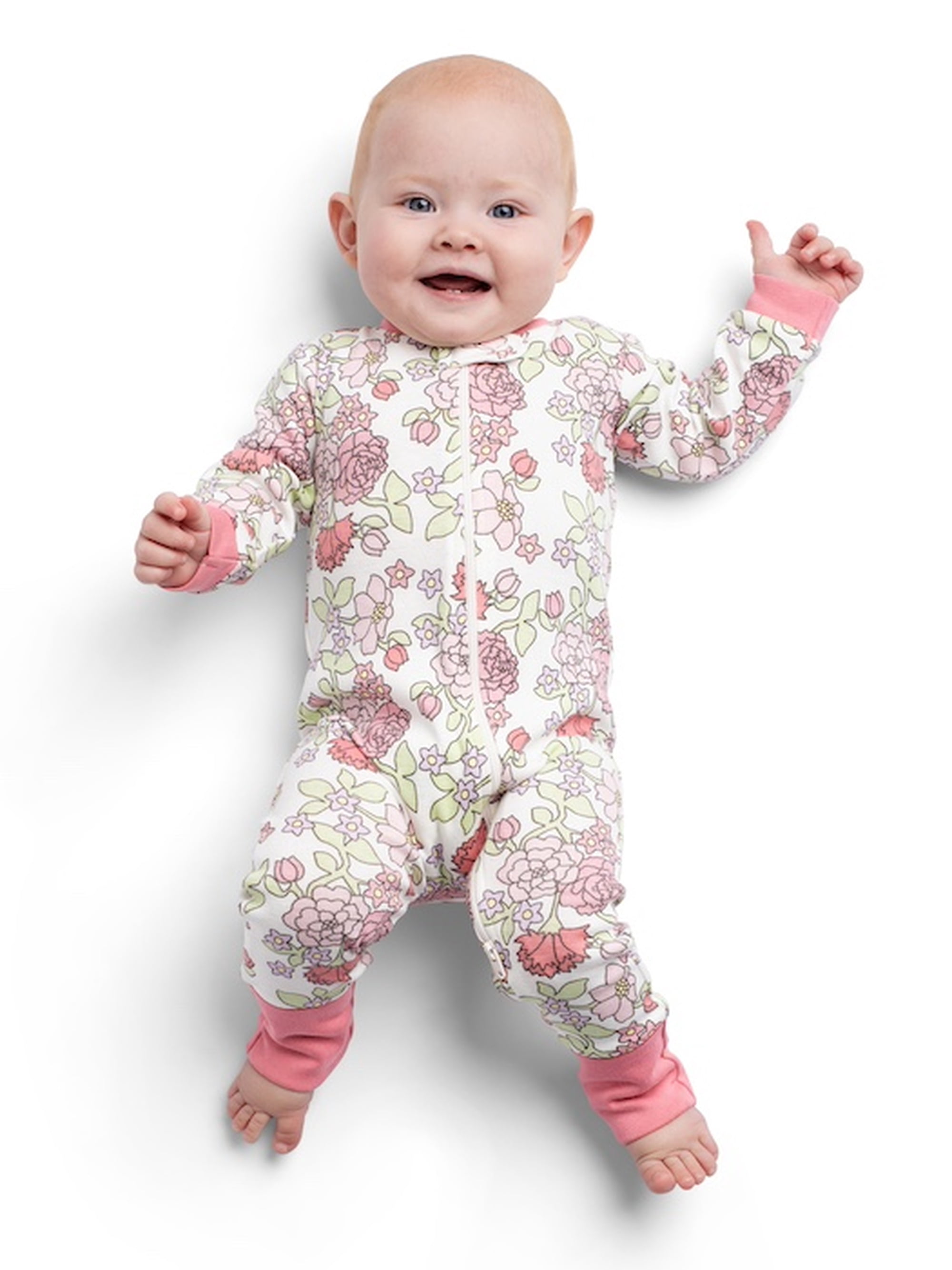 M+A by Monica + Andy, Organic Cotton One-Piece Coverall, Sizes Newborn - 18-24 Months