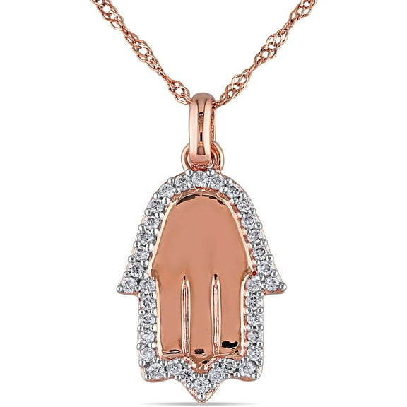 Everly Women's Diamond 14k Rose Gold Necklace