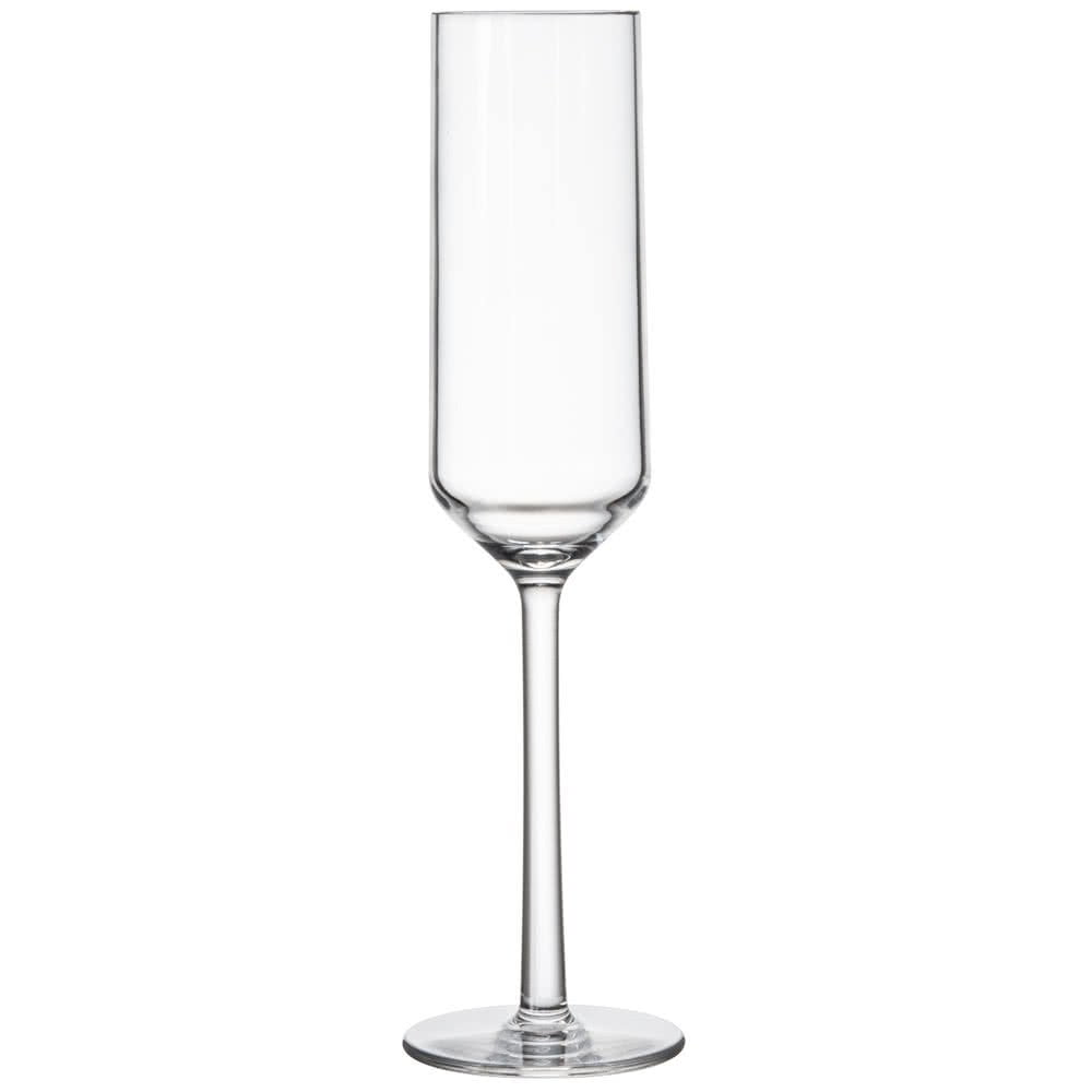G.E.T. Via™ HeavyDuty Shatterproof Plastic Champagne Glasses, BPA Free