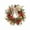 A, variant on Fek888 Christmas Wreath Decorations 17.72 Inch Christmas Wreath With Red And Gold Ornaments Flowers And Bows Festive Front Door Wreath For Indoor And Outdoor Christmas Decorations