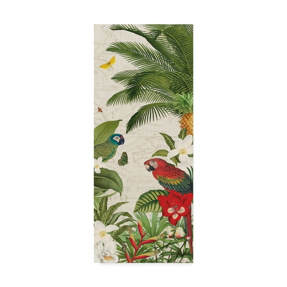 Trademark Fine Art 'Parrot Paradise VII' Canvas Art by Katie Pertiet