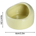 thumbnail image 3 of Ceramic Bird Feeder Bowl Anti-spill Parrot Food Water Dish Heavy-duty Small Pet Weaning Training Feeding Cup Cage Accessories for Lovebird Parakeet Cockatiel, 3 of 6