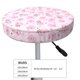 thumbnail image 4 of Balery Cute Pig Fundas de asiento para taburete de bar redondo de tela de terciopelo ajustables que protegen de arañazos y manchas para sillas de 14 a 17 pulgadas.-13 inch, 4 of 7