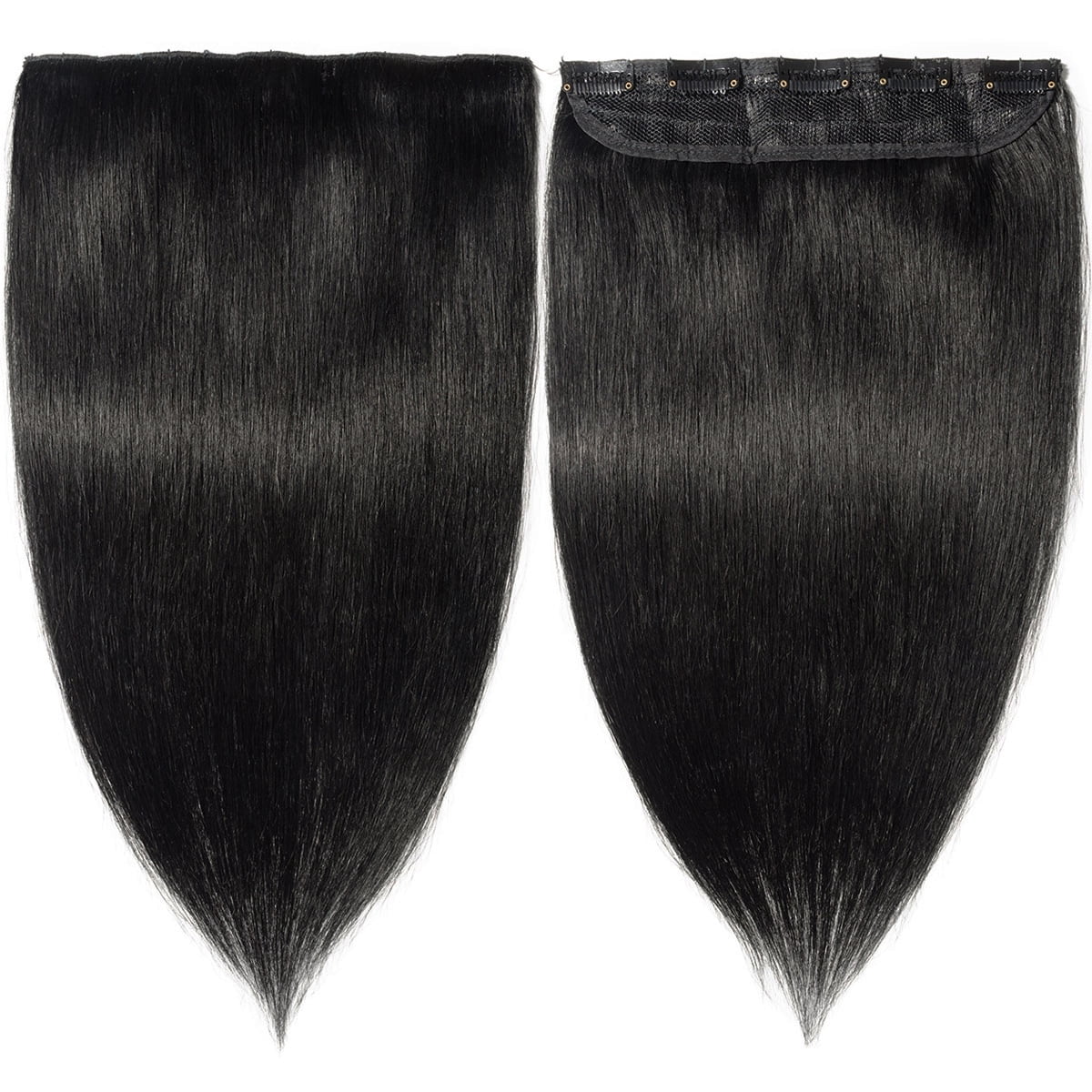 SEGO Clip in Hair Extensions Human Hair 3/4 Full Head 100% Real Remy Thick Hair Extensions Silky Straight Balayage Blonde Hair Pieces