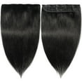 thumbnail image 3 of SEGO Clip in Hair Extensions Human Hair 3/4 Full Head 100% Real Remy Thick Hair Extensions Silky Straight Balayage Blonde Hair Pieces, 3 of 9
