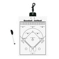 thumbnail image 3 of Colaxi Coaching Boards Coaches Marker Whiteboard Portable Professional Game Training Tool Training Equipment Practice Board Strategy Baseball, 3 of 8