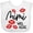 AA-White, variant on Inktastic Mimi Was Here Red Kisses Boys or Girls Baby Bib