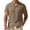 Brown, variant on Men's Linen Button Down Shirt Summer Camp Collar Short Sleeve Shirts Fashion Casual Daily Tops Lightweight,Brown(XXXL)