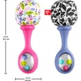 thumbnail image 3 of Maracas Rattle 'n Rock de Toy Fisher-Price para bebés de más de 3 meses, 3 of 6