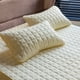 thumbnail image 3 of Protector de almohada, juegos de fundas de almohada acolchadas de tamaño estándar, transpirables y resistentes al agua y a las manchas de aceite, juego de fundas de almohada de algodón 2pcs amarillo, 3 of 6