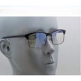 thumbnail image 2 of Lunettes Bloquant la Lumière Bleue Filtrant la Lumière Protection contre les Radiations Lunettes Cadre Rond Rétro Lecture Jeu Ordinateur Lunettes Protectrices (Noir), 2 of 5