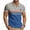 Blue, variant on Casual Golf Shirts for Men Short Sleeve Fashion Print Shirt Classic Striped Lightweight Collared T-Shirts