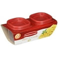 thumbnail image 2 of Rubbermaid Easy Find Lids Square 1/2-cup Food Storage Container (Pack of 12 Cups), 2 of 3