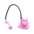 thumbnail image 2 of 1/12 casa de muñecas Retro modelo de teléfono giratorio accesorios de decoración para casa de muñecas juguetes para paisaje Micro paisaje Rosa, 2 of 8