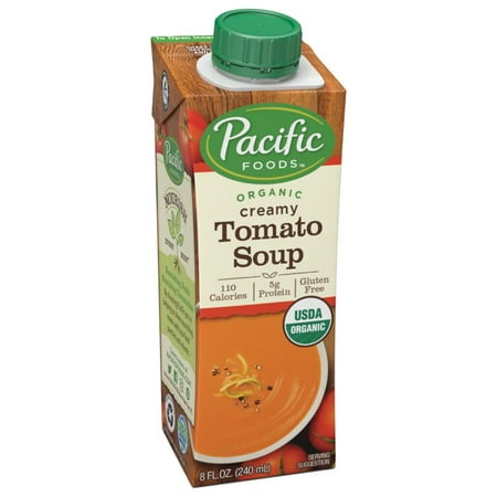 Pacific Foods Organic Creamy Tomato Soup, 8 fl oz, 12 count