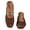 Brown, variant on Mesh Ballet Flats Shoes for Women Comfortable Dressy Square Closed Toe Fishnet Mary Jane Summer Office Business Work Loafers (Khaki,7.5)