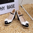 thumbnail image 2 of SACFOF Women's Low Kitten Heel Mary Jane Oxfords Pumps Comfortable Ankle Strap Dress Shoes with Bow, 2 of 6