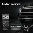 thumbnail image 6 of For 2011-2021 No Drilling Aluminum Brake and Accelerator Pedal Covers (Black), 6 of 9