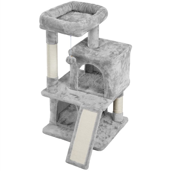 Yaheetech Cat Tree Multilevel Cat Tower with Double Condos Cat House