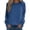 Blue, variant on Vedolay Women Hoodless Hoodies Casual Oversized Long Sleeve Hoodie Sweatshirts Brown,2XL