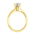 thumbnail image 2 of 1/2 Carat 6-Prong Set Diamond Solitaire Engagement Ring in 10K Yellow Gold (Ring Size 4), 2 of 4