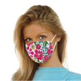 thumbnail image 2 of Máscara protectora desechable de 3 capas de moda con estampado de flores de color para adultos de 50 piezas, 2 of 2
