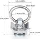 thumbnail image 2 of Stainless Steel L-Track Stud Fitting with Aluminum Keeper - 10-Piece Cargo Control Set, 2 of 5