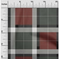 thumbnail image 1 of oneOone Organic Cotton Voile Fabric Tartan Check Print Fabric BTY 42 Inch Wide, 1 of 4